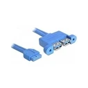 Καλώδιο USB Delock USB3.0 Pinheader 19pin -> 2x A F/F 0.4