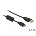 Καλώδιο USB Delock USB A -> miniB 4Pin M/M 1.50m