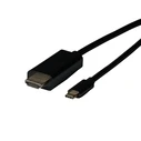 Καλώδιο HDMI EFB USB3.2 HDMI 1.4, C-HDMI M/M, 4K@30Hz,2m