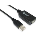 Καλώδιο USB Equip USB-A 2.0 -> A Verl. M/F 15.00m 480Mbps akt.Black