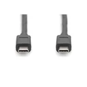 Καλώδιο USB Digitus USB 3.1 Type-C -C M/M 1.0m, Black