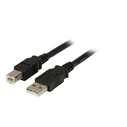 Καλώδιο USB EFB USB2.0 A-B,M/M,0.5m,Black,Premium