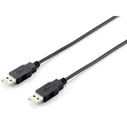 Καλώδιο USB Equip USB-A 2.0 -> A M/M 1.80m 480Mbps Black Polybag