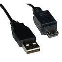 Καλώδιο USB Equip USB-A 2.0 -> micro B M/M 1.00m Black Polybag