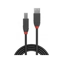 Καλώδιο USB Lindy 2.0 Typ A/B Anthra Line M/M 7.5m