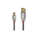 Καλώδιο USB Lindy 2.0 Typ A/Mini-B Cromo Line M/M 2m
