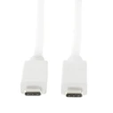 Καλώδιο USB Logilink 4 Type-C Gen3x2, E-mark, 8K, White