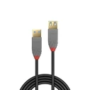 Καλώδιο USB Lindy 3.0 extension Typ A/A Anthra Line M/F 0.5m