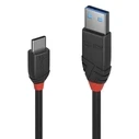 Καλώδιο USB Lindy 3.1 Typ A/C 3A Black Line M/M 1m