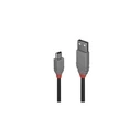 Καλώδιο USB Lindy 2.0 Typ A/Mini-B Anthra Line M/M 5m
