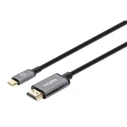 Καλώδιο HDMI Manhattan 4K@60Hz Type-C to male/male 1m
