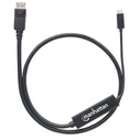 Καλώδιο USB Manhattan Type-C to DisplayPort-1m Black