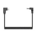 Καλώδιο USB Manhattan Spiralkabel USB-A to Type-C charging 1m Black