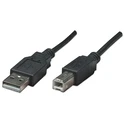 Καλώδιο USB Manhattan 2.0 0,5m A-connector/B-connector