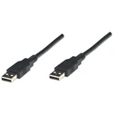 Καλώδιο USB Manhattan 2.0 1m A-connector/A-connector