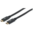 Καλώδιο USB Manhattan 3.1 Gen1 C-connector/C-connector 2m Black