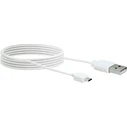 Καλώδιο USB Schwaiger 2.0 St. A->2.0 Micro B 2,00m White
