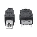 Καλώδιο USB Manhattan A -> B M/M 1.80m Black