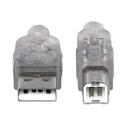 Καλώδιο USB Manhattan A -> B M/M 3.00m silber