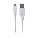 Καλώδιο USB Manhattan 2.0 1m A-St/Micro-B-St. White