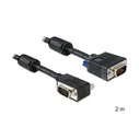 Καλώδιο VGA Delock D-Sub15 -> D-Sub15 M/M 2.00m sw 90