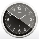 Ρολόι Τοίχου Mebus 19812 radio black/silver