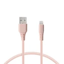 Καλώδιο USB KSIX 1m (520240) Pink