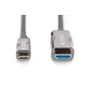 Καλώδιο HDMI Digitus Adapter AK-330150-200-S - USB-C / AOC HDMI - 20 m