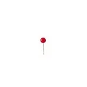 WEDO Marking Pins (round head) 6 x 16 mm, 100 pcs, Red