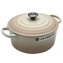 Κατσαρόλα Le Creuset Signature Roaster round 22cm Meringue creme (21177227164430)
