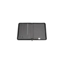 WEDO College A4 Writing Folder (Schreibmappe) with Zipper, Grey