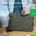 Τσάντα Laptop Trust BOLOGNA BAG AND Mouse SET Green