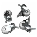 Αξεσουάρ για Καμπίνες Rack Equip EZW-2 4xwheels for server cabinets 60mm silber