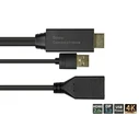 Καλώδιο HDMI Good Connections HDMI2.0b-St.-DP1.2-Bu. 0,3m