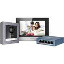 Ασύρματο Σετ Θυροτηλεόρασης Hikvision Video Intercom DS-KIS604-S(C)(O-STD)/Europe BV