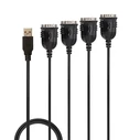 Καλώδιο USB Lindy to 4 Port Seriell