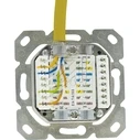Αξεσουάρ Δικτύου EFB Cat.6 250MHz top/bottom,flush-mounted,2xRJ45,White