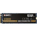 Σκληρός Δίσκος Emtec SSD 512GB M.2 PCIE X300 NVME M2 2280