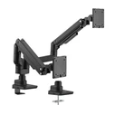 Βάση Monitor Equip TischHolder 17"-49"/ 2TFT each 20kg 360° Gasfeder sw