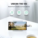 Αντάπτορας USB Ugreen Type C to USB 3.0 A with Lanyard Space Gray