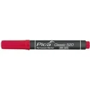 Μαρκαδόρος Pica Permanent 1-4mm, Round Tip, red