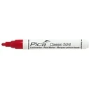Μαρκαδόρος Pica Classic Industrial Paint Marker, 2-4mm bullet tip, red