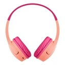 Ακουστικά Belkin Soundform Mini-On-Ear for Kids BT USB-C pink AUD002btPKV3