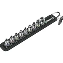 Καρυδάκια Wera Belt A 1 Zyklop socket set w. holding funtion 1/4 drive