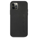 AMG AMHCP12LDOLBK Apple iPhone 12 Pro Max hardcase Leather Hot Stamped black