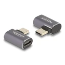 Αντάπτορας USB-C Delock 60047, Αρσενικό σε Θηλυκό, 100W, 40Gbps, Γκρι