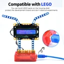 Keyestudio Θήκη για Arduino Uno R3 67800278, Συμβατή με Lego, Λευκή