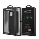 AMG AMHCP12LDOLBK Apple iPhone 12 Pro Max hardcase Leather Hot Stamped black