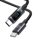 Καλώδιο USB-C Usams σε USB-C US-Sj671, 100W, 480Mbps, 1.2M, Μαύρο
