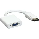 Αντάπτορας DisplayPort Powertech σε VGA CAB-Dp006, 0.20M, Λευκός